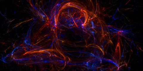 Banner Star field background . Starry outer space background texture . Colorful Starry Night Sky Outer Space background. 3D illustration