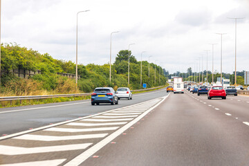 Motorway Driving View