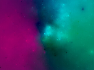 blue and purple abstract fractal background 3d rendering illustration