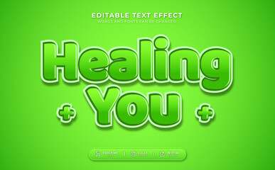 Healing You Editable Text Effect