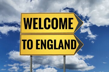 signpost welcome to England