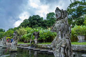 Fototapeta na wymiar Tirta Gangga palace in Bali