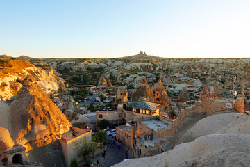 Obraz premium Goreme Cappadocia nature and town in Turkey