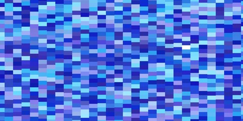 Light Pink, Blue vector background with rectangles.