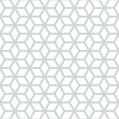 Hexagon art seamless pattern background.