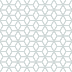 Hexagon art seamless pattern background.