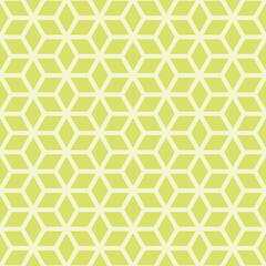Hexagon art seamless pattern background.