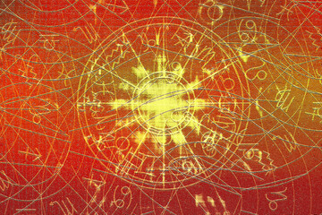 Astrology Horoscope Pattern Texture Background , Graphic Design