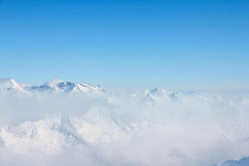 Fototapeta na wymiar Alps in Solden Austria