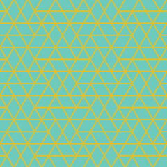 Hexagon art seamless pattern background.