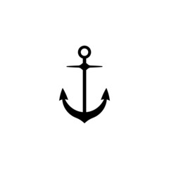 anchor icon design template vector isolated illustration