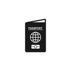 passport icon design template vector isolated illustration