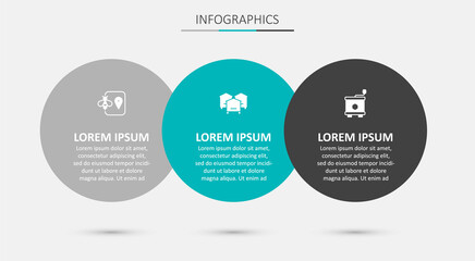 Set Hive for bees, Bee location and Honey extractor. Business infographic template. Vector