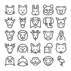 動物　アイコン　セット