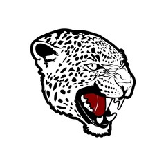 Roaring Cheetah Head Vector, Panther Head Leopard Tiger Jaguar Puma Design Inspiration