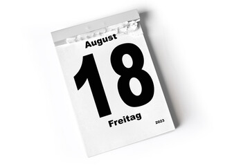 18.  August 2023