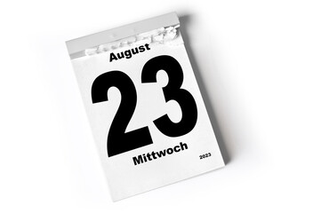 23.  August 2023
