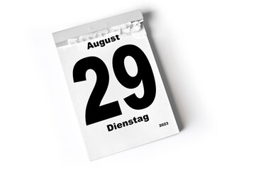 29.  August 2023