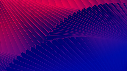 Naklejka premium Neon geometric dynamic elements abstract background