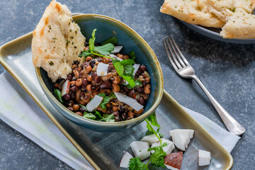 Vegan blackeye bean curry