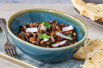 Vegan blackeye bean curry