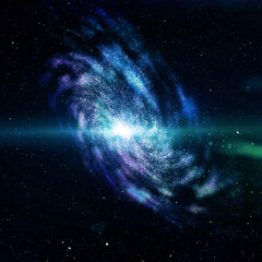 Obraz premium night sky with stars galaxy