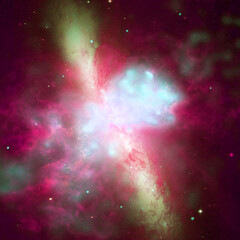 Obraz premium night sky with stars galaxy