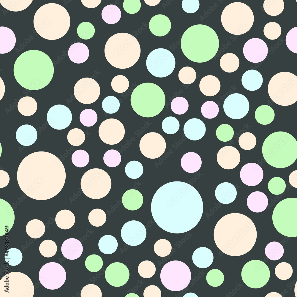 Poster abstract colorful seamless pattern with circles. geometry pattern for fabric and textile
