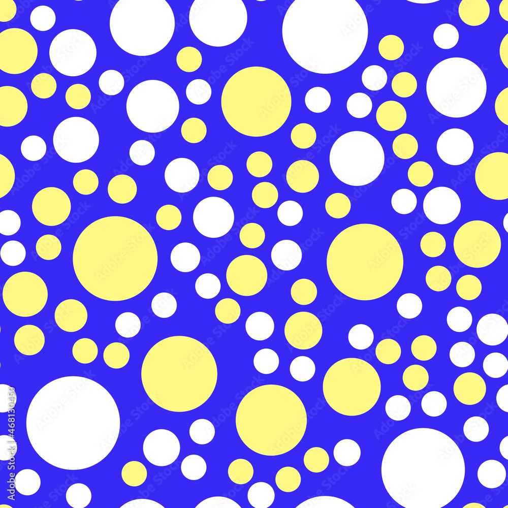 Poster abstract colorful seamless pattern with circles. geometry pattern for fabric and textile