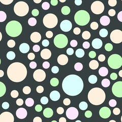 Abstract colorful seamless pattern with circles. Geometry pattern for fabric and textile
