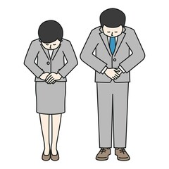 謝罪するビジネスパーソン