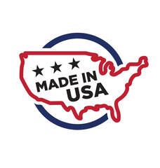 made in america symbol logo label
