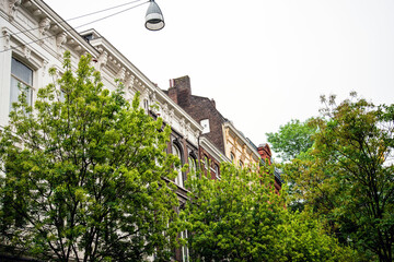 Fototapeta na wymiar Street view of downtown in Maastricht, Netherlands.