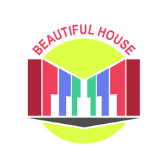 Building House Logo Graphic Design