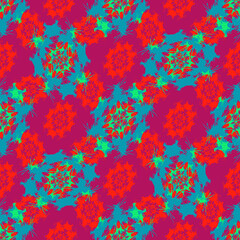 abstract colored background of graffiti beautiful polygons Bright geometric seamless pattern