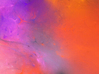 purple abstract fractal background 3d rendering illustration