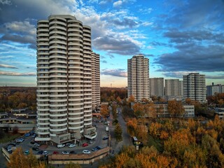 residential blocks of the millennium housing estate in Katowice