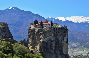 Fototapeta na wymiar Holy Trinity Monastery, Meteora, Greece