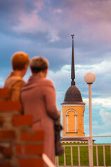 View of the architecture Inside the Kolomna Kremlin