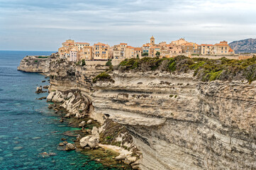 Bonifacio and its white cliffs