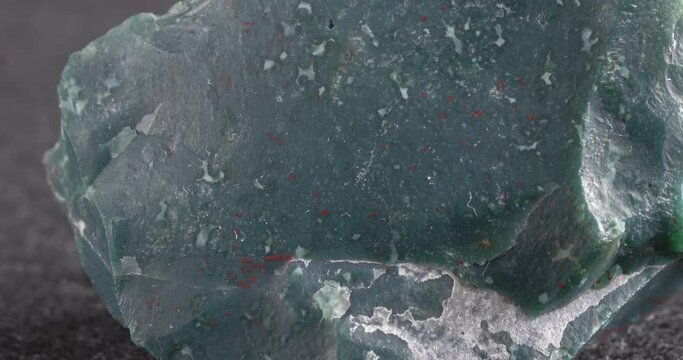 Mineral heliotrope. Close-up stone texture.
