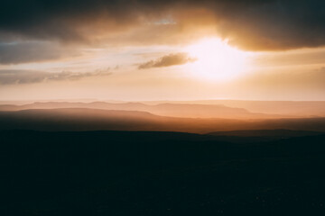 Fototapeta na wymiar Sunset in Iceland