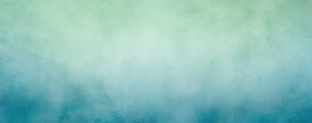 Abstract Of Blue Green Turquoise Watercolor Background Soft Smooth Blank Space for Text