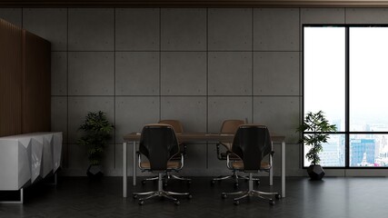 office pantry or kitchen area 3d render interior design