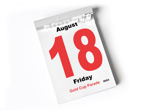  18 August 2023 Gold Cup Parade