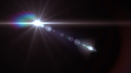 black background with bright  rays. cosmic rays background 8k. bright Star. 3d rendering