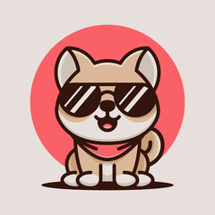 COOL DOG MASCOT LOGO