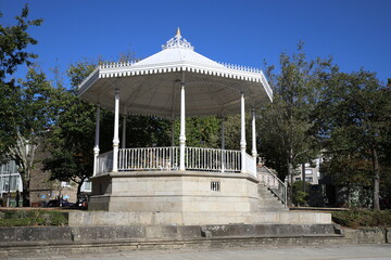palco de m&uacute;sica en Santiago de Compostela