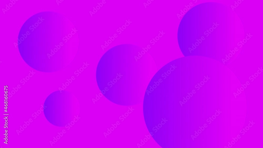 Aufkleber geometric 3d render composition of balls flying in space. futuristic minimalistic landscape with viv