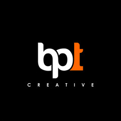 BPT Letter Initial Logo Design Template Vector Illustration